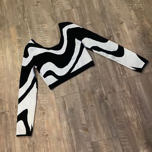 & Other Stories cropped top l/s